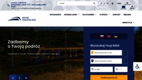 What Malopolskiekoleje.pl website looked like in 2024 (1 year ago)