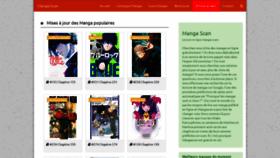 What Mangascan-fr.com website looks like in 2024 