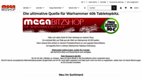 What Megabitzshop.com website looks like in 2024 