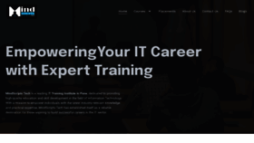 What Mindscriptstech.in website looked like in 2024 (1 year ago)