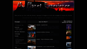 What Myplanetexperience.com website looks like in 2024 