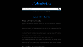 What Myfreemp3.icu website looks like in 2024 