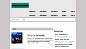 What Maismusicapro.com website looks like in 2024 