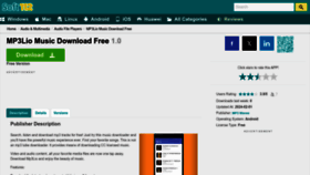 What Mp3lio-music-download-free.soft112.com website looks like in 2024 