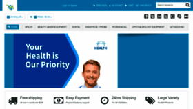 What Mediclaserstore.com website looks like in 2024 