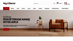 What Mydecor.lt website looked like in 2024 (1 year ago)