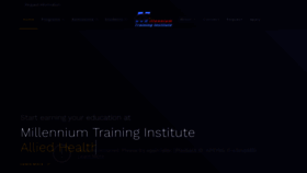What Millennium.edu website looked like in 2024 (1 year ago)