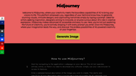 What Midjourney.pro website looks like in 2024 