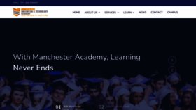 What Maniatech-academy.co.uk website looks like in 2024 