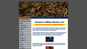 What Militaryshooters.com website looks like in 2024 