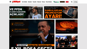 What Milliyet.com.tr website looked like in 2024 (1 year ago)