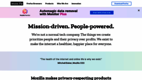 What Mozilla.org website looks like in 2024 