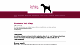 What Majaanddogs.de website looked like in 2024 (1 year ago)