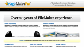 What Magicmakerpro.com website looks like in 2024 