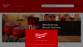 What Milwaukeetoolswag.com website looks like in 2024 