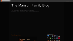 What Mansonblog.com website looks like in 2024 