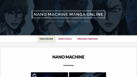 What Machinenano.com website looks like in 2024 