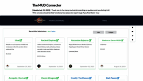 What Mudconnect.com website looks like in 2024 