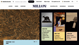 What Millon.com website looks like in 2024 