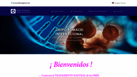What Medicina-regenerativa.co website looks like in 2024 