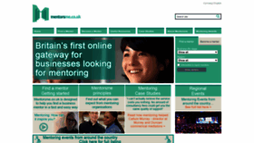 What Mentorsme.co.uk website looks like in 2024 