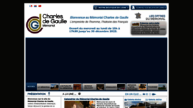 What Memorial-charlesdegaulle.fr website looks like in 2024 