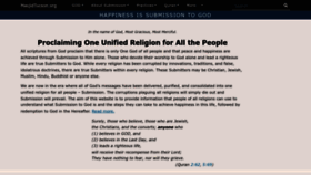 What Masjidtucson.org website looked like in 2024 (1 year ago)