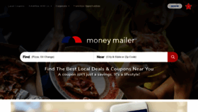What Moneymailer.com website looks like in 2024 