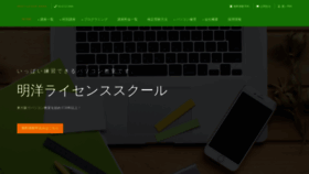 What Meiyo.jp website looks like in 2024 