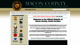 What Maconnc.org website looks like in 2024 