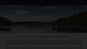 What Moehnesee.de website looks like in 2024 