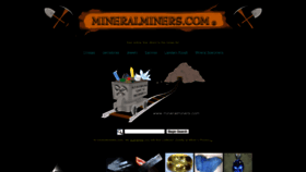 What Mineralminers.com website looks like in 2024 