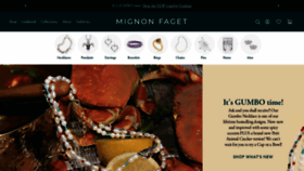 What Mignonfaget.com website looks like in 2024 