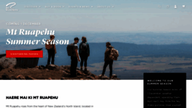 What Mtruapehu.com website looks like in 2024 
