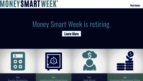 What Moneysmartweek.org website looks like in 2024 