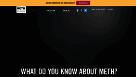 What Methproject.org website looked like in 2024 (1 year ago)