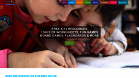 What Math4childrenplus.com website looks like in 2024 