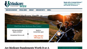 What Medicarewire.com website looks like in 2024 