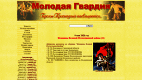 What Molodguard.ru website looks like in 2024 