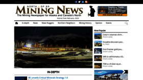 What Miningnewsnorth.com website looks like in 2024 