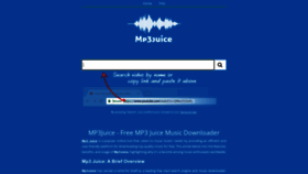 What Mp3-juice.link website looks like in 2024 
