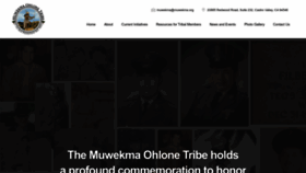 What Muwekma.org website looks like in 2024 