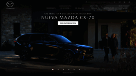What Mazda.mx website looks like in 2024 