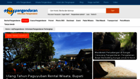 What Mypangandaran.com website looks like in 2024 