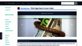 What Maritallaws.com website looks like in 2024 