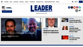 What Myleaderpaper.com website looks like in 2024 