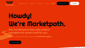 What Marketpath.com website looks like in 2024 