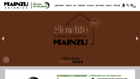 What Mainzu.com website looks like in 2024 