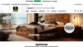 What Massivum.de website looks like in 2024 