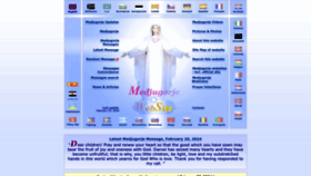 What Medjugorje.ws website looks like in 2024 